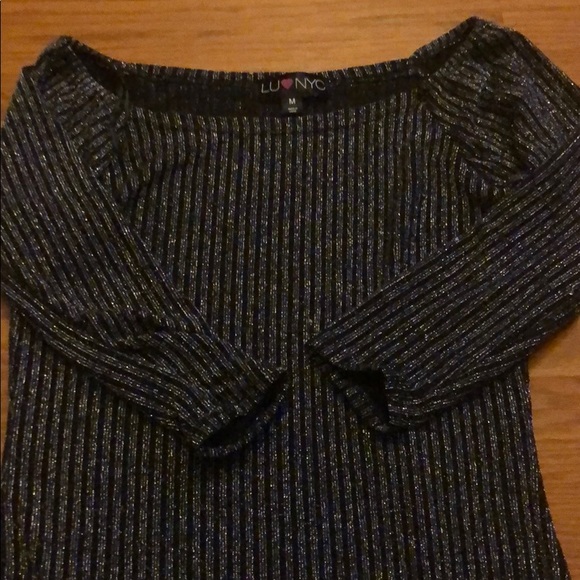 Sparkle off shoulder dress - Picture 2 of 3